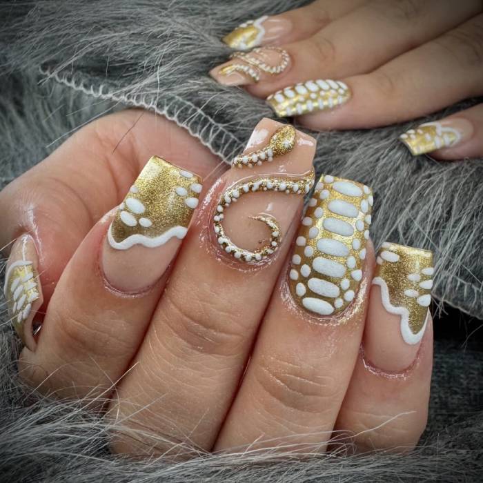 year of the snake nails2