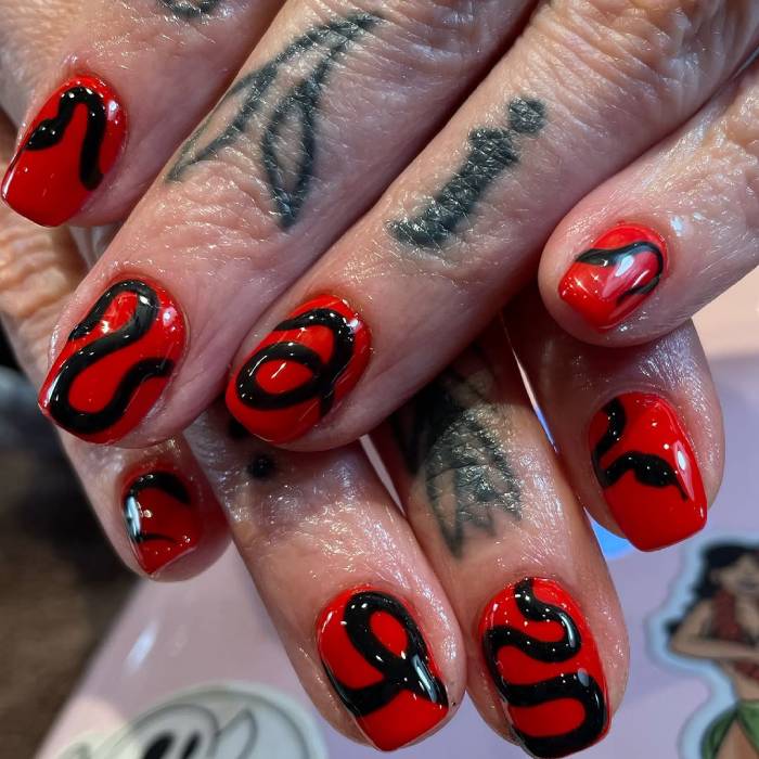 year of the snake nails5
