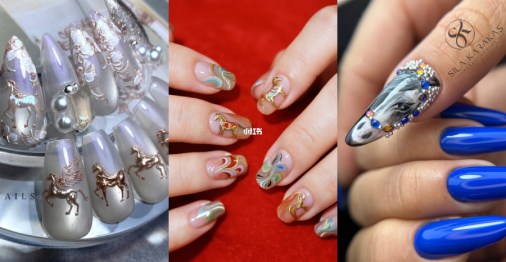 chinese new year nail designs