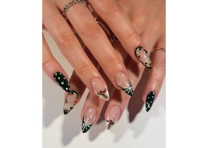 12 christmas nails